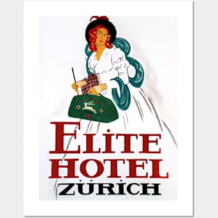 Elite hotel, Zurich Posters and Art